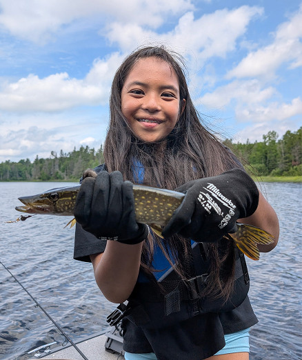 Adrian - Adrian my daughter catching her first fish