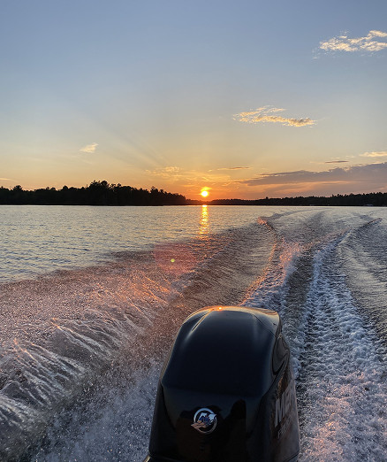 Sandy - Early fall fishing at sunset