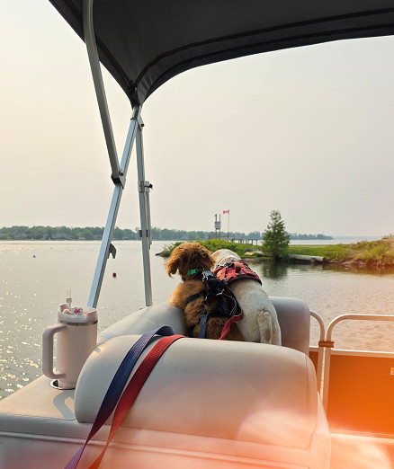 Adrian - Enjoying every boat ride